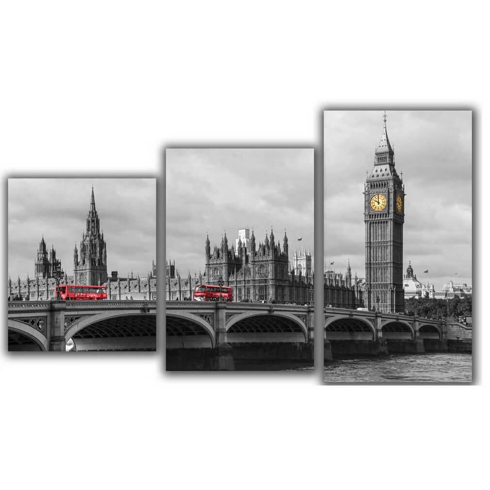 TL-MM1042 Мини модульная картина Лондонский мост 55х94см Toplight