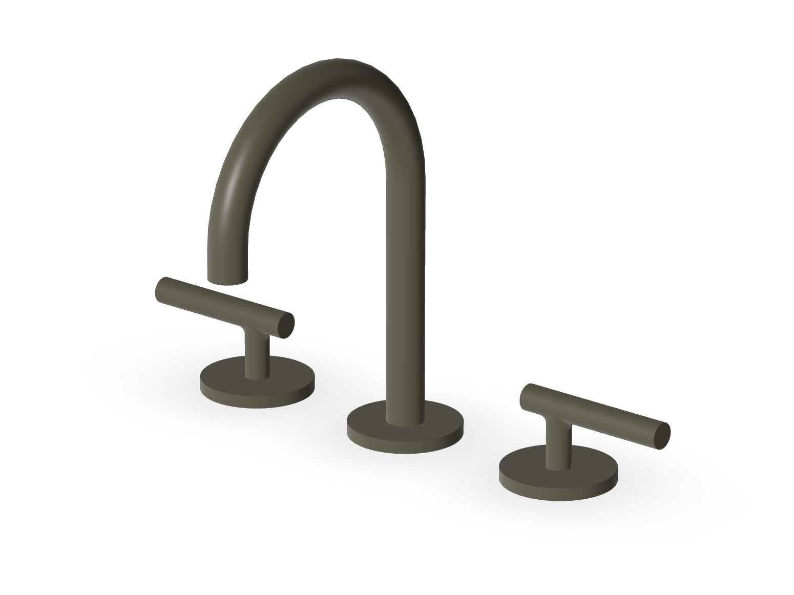 Смеситель для раковины с 3 отверстиями без слива Zucchetti Pan S ARCH-00069170 - Вид №3