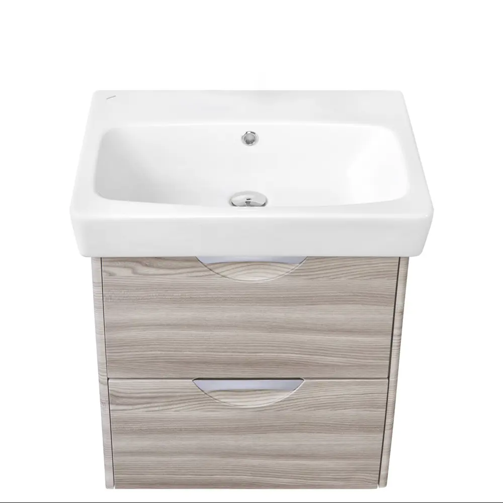 Тумба-умывальник Aquaton Сильва 60 см, дуб фьорд STLM-2179538 - Вид №1