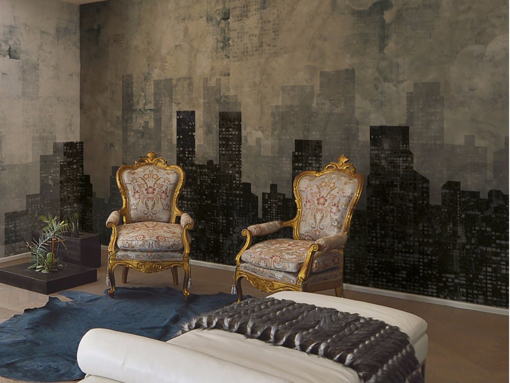 Обои с пейзажами Inkiostro Bianco SKYSCRAPERS ARCH-00063513 - Вид №1