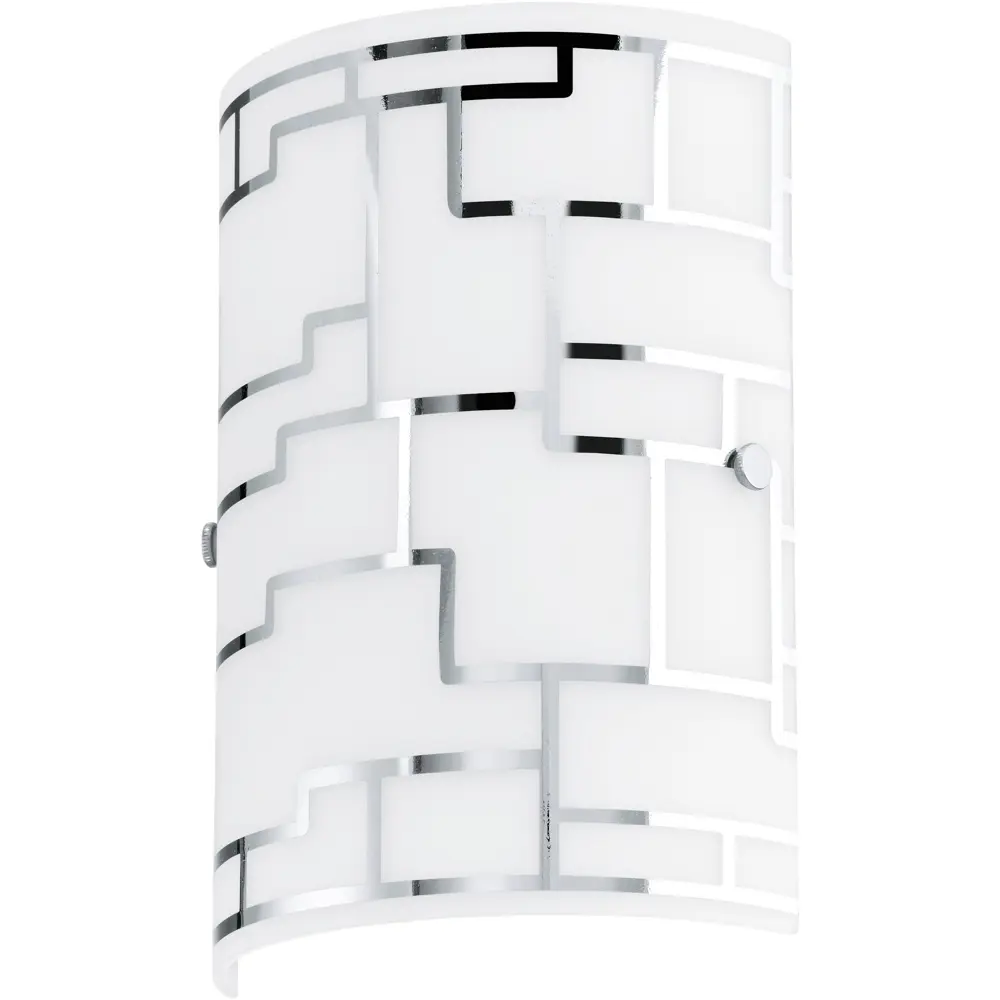 Бра Bayman 1xE27x60 Вт, металл/стекло, цвет хром/белый Eglo STLM-2022319