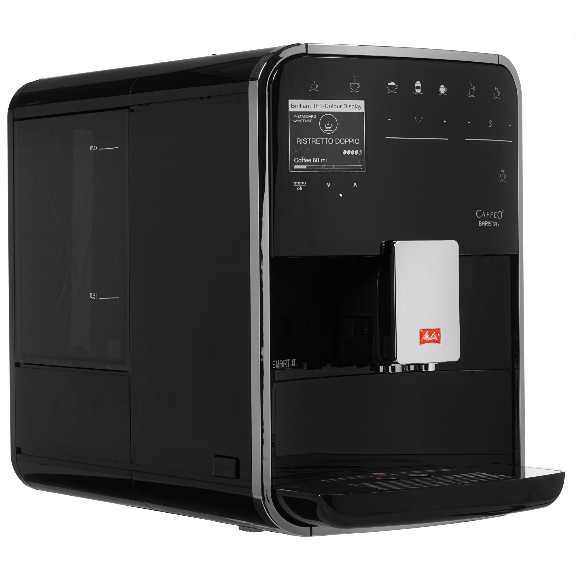 8123636 Кофемашина автоматическая Melitta Caffeo F 830-102 Barista T Smart черный STDN-0058685