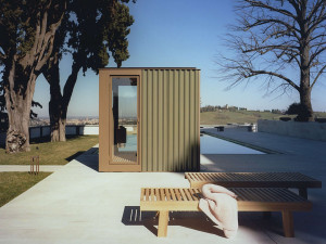 Финская сауна на открытом воздухе