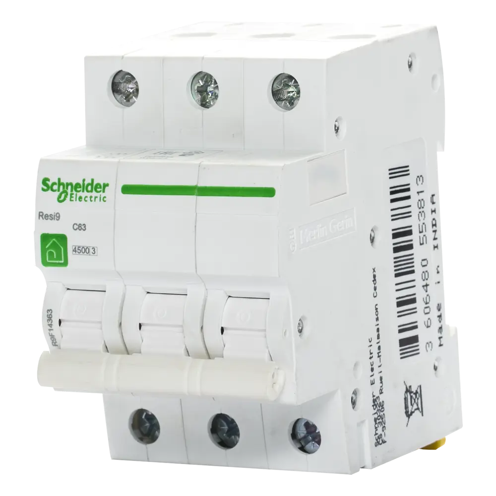 Автоматический выключатель Schneider Electric Resi9 3P 63 A 4.5 кА C STLM-2187585 - Вид №1
