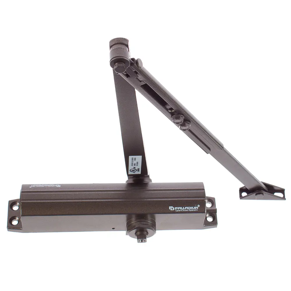 Доводчик дверной 10600 BC/DA максимальная нагрузка 85 кг цвет коричневый PALLADIUM STLM-2123182