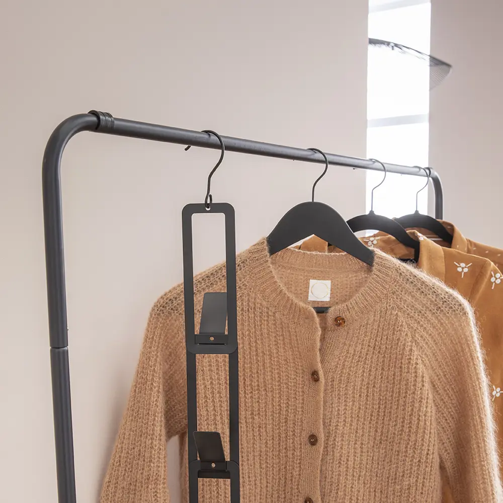 Вешалка для аксессуаров Spaceo 22x7x16 см металл цвет чёрный 5 шт STLM-2088264 - Вид №7