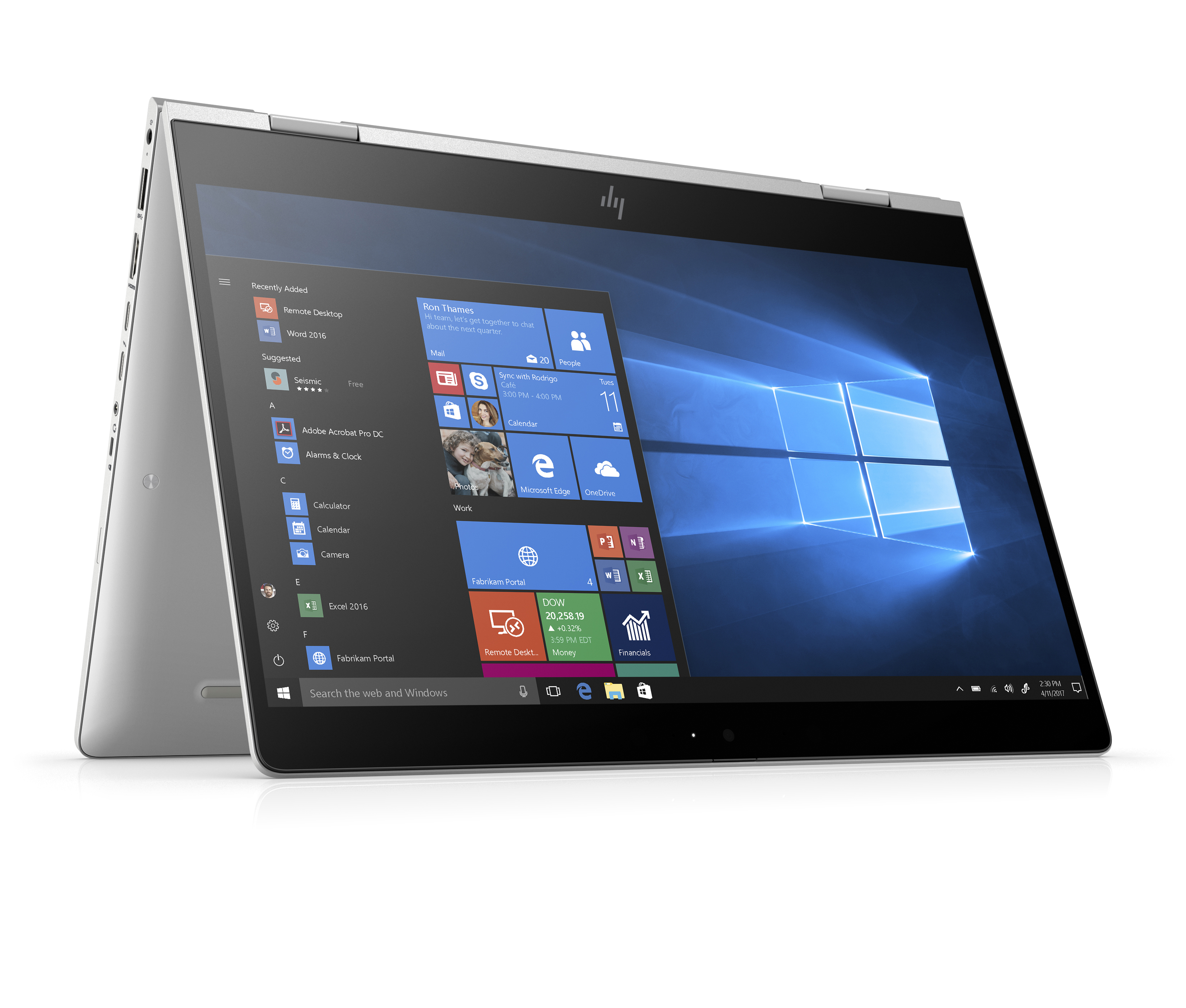 6XD36EA#ACB elitebook x360 830 g6 13.3"(1920x1080)/touch/intel core i7 8565u(1.8ghz)/8192mb/512ssdgb/nodvd/int:intel hd graphics 620/53whr/war 3y/1.35kg/silver/w10pro + 1000 nit sure view HP Santreyd  - Вид №5