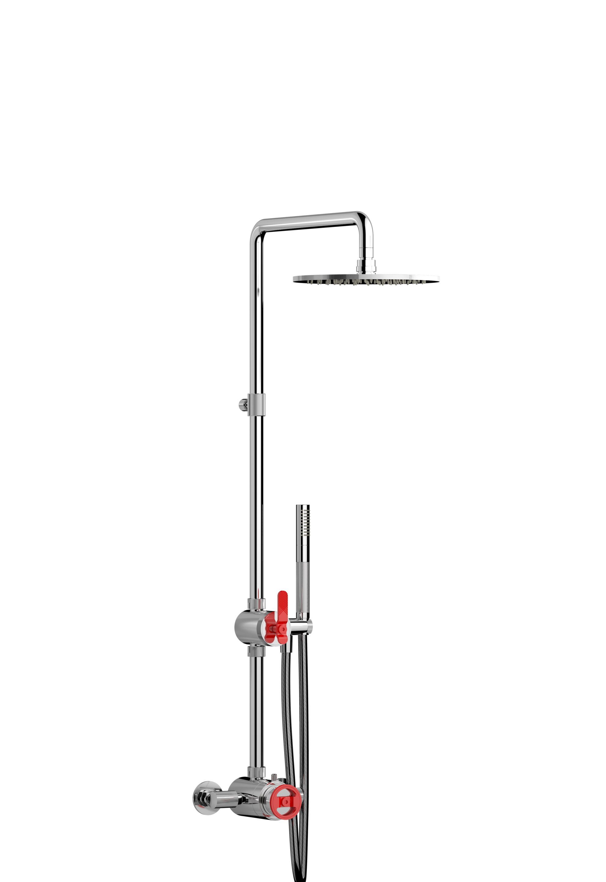Настенная термостатическая душевая колонна с ручным душем IB Bold ARCH-00071043