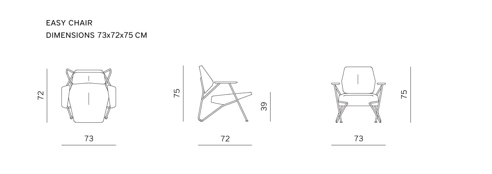Кресло с подлокотниками prostoria Polygon ARCH-00072582 - Вид №9