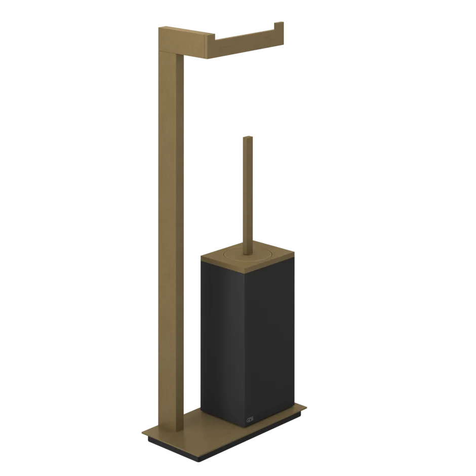 Держатель щетки-держатель рулона бумаги 20934 713 Gessi Inverso СТАРИННАЯ ЛАТУНЬ 20934713