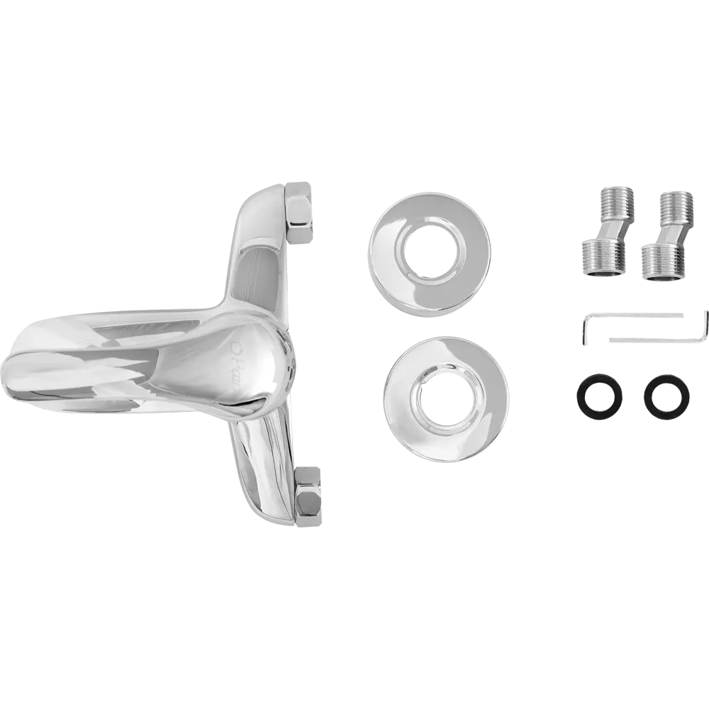 Смеситель для ванны Paini Trento однорычажный цвет хром STLM-2126294 - Вид №2