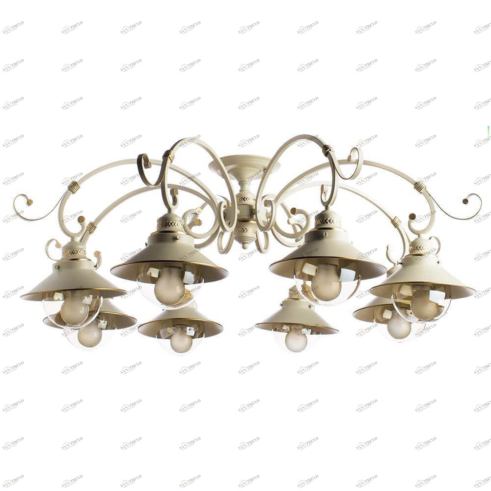 Потолочная люстра Arte Lamp 7 A4577PL-8WG ARTE LAMP ДИЗАЙНЕРСКИЕ 00-3888564 Белый 