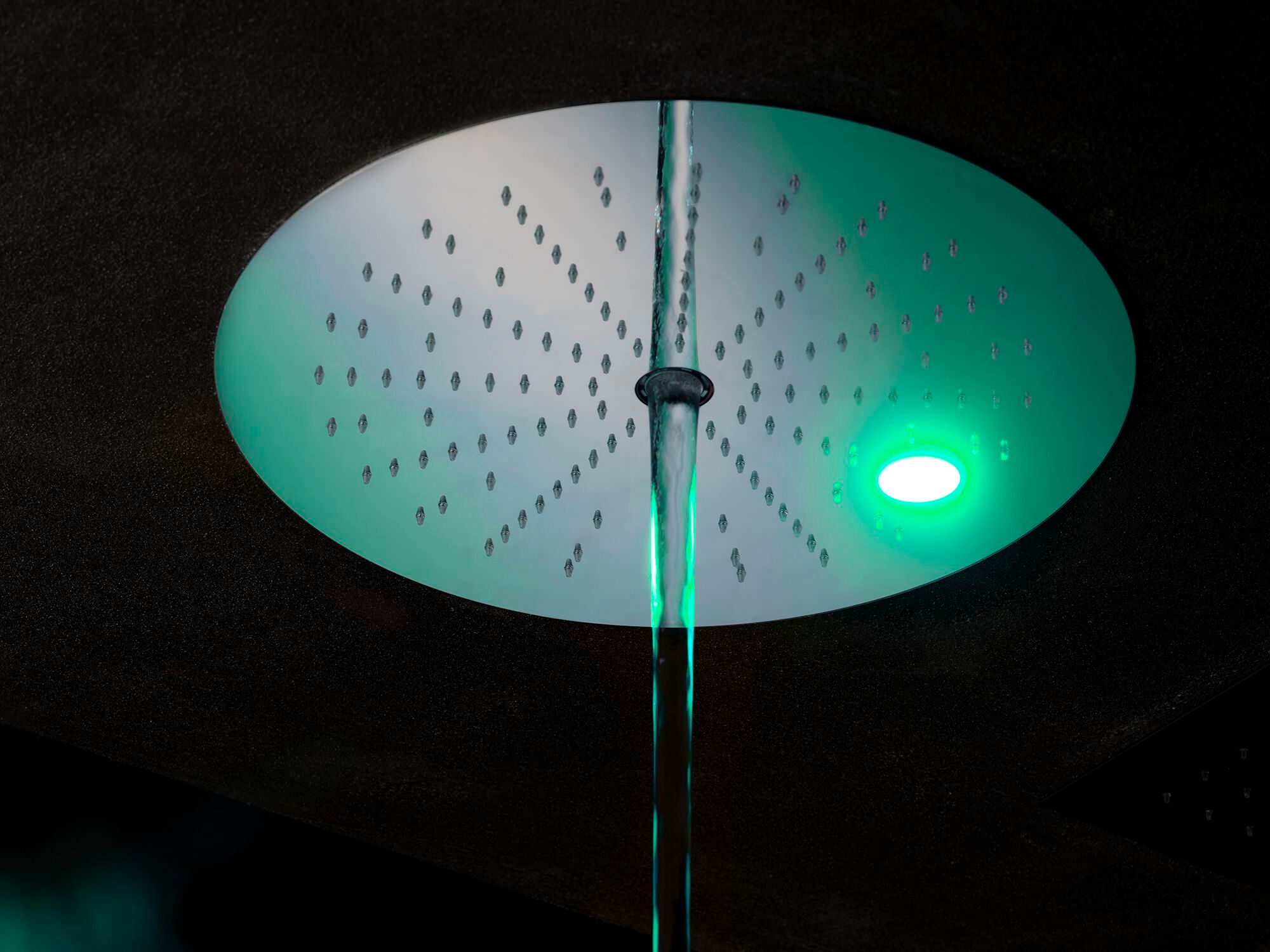 Круглая душевая головка из нержавеющей стали с хромотерапией Ritmonio 75IP13 ARCH-00114419