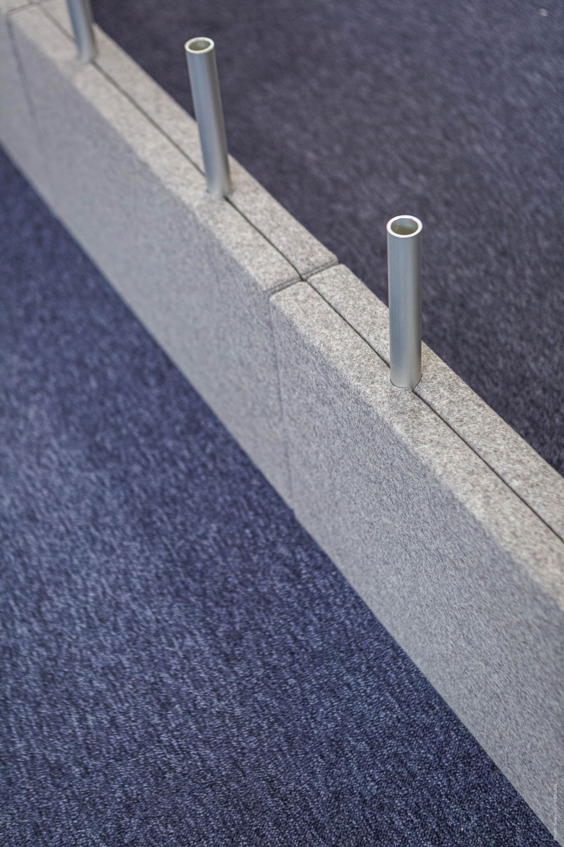 Рециркулированная ПЭТ звукоизоляционная модульная перегородка Tecsound ARCH-00004867 - Вид №5