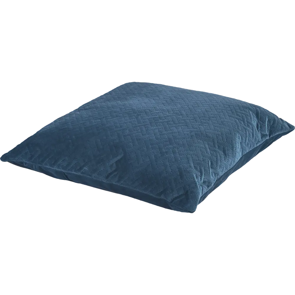 Подушка «Emb Vel Dolce», 40x40 см, цвет синий Atmosphera STLM-2085280 - Вид №1