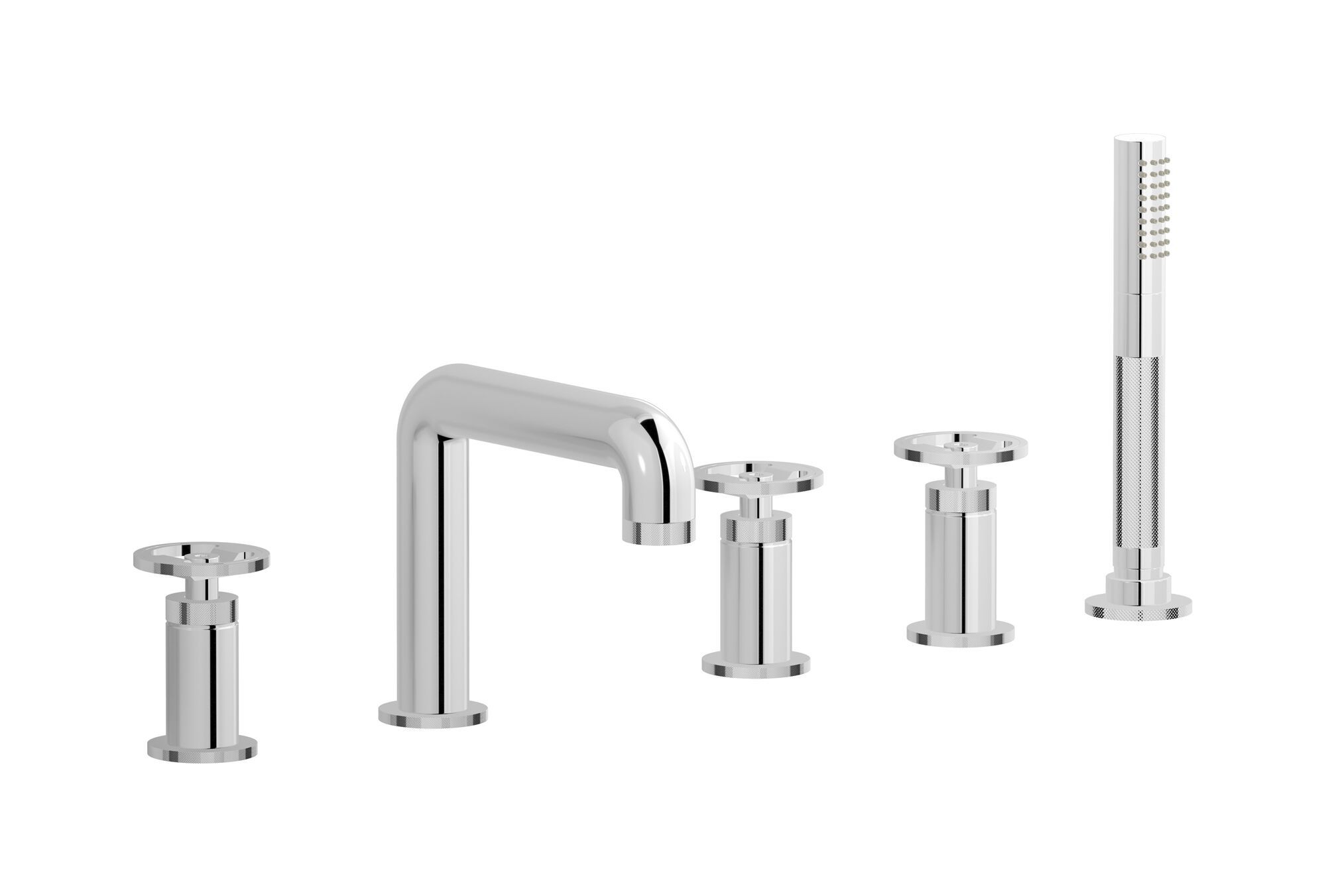 Смеситель для ванны с 5 отверстиями и ручным душем IB Bold ARCH-00114944 - Вид №2