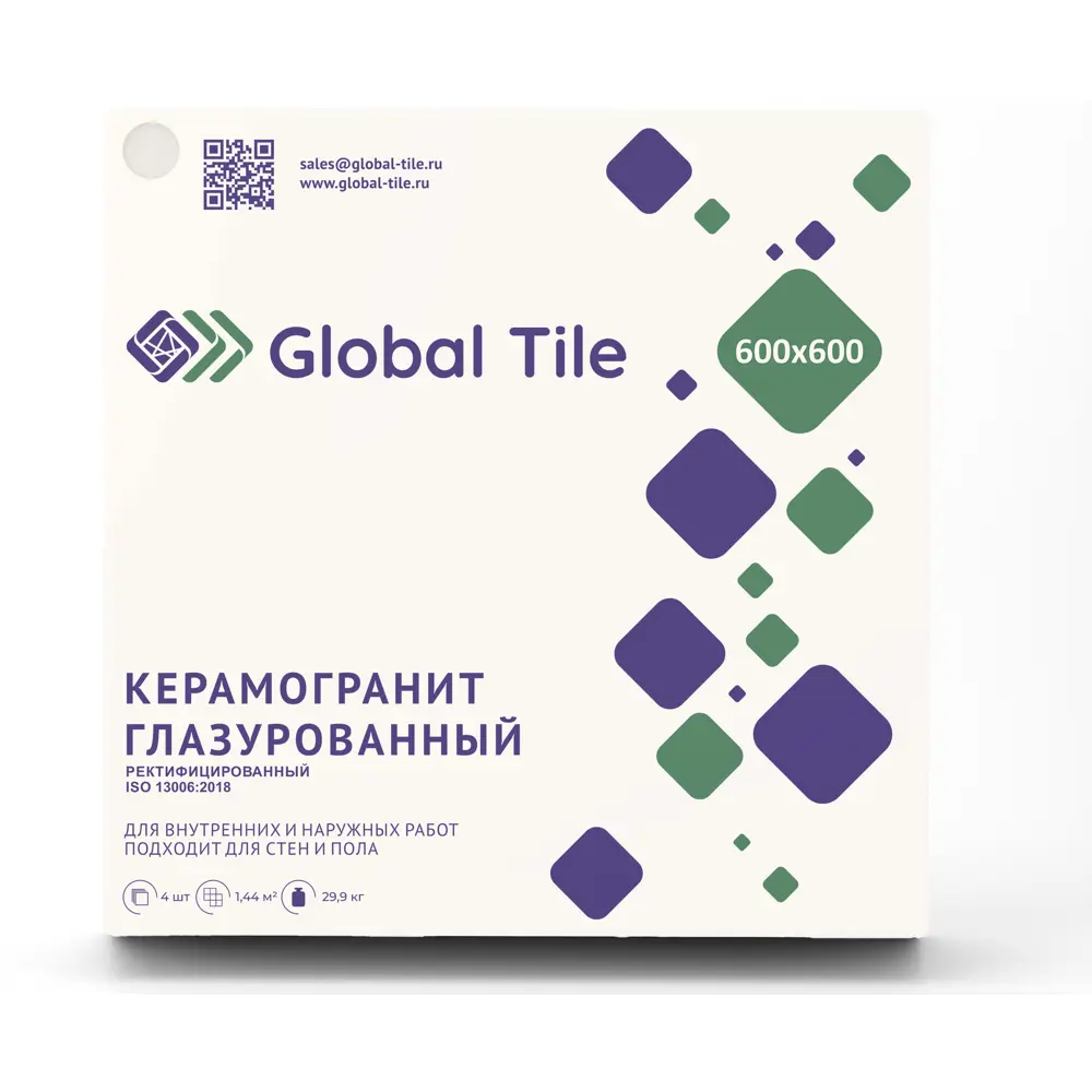 Глазурованный керамогранит Global Tile Encanto_GT 60x60 см 1.44 м² лаппатированный цвет серый 89456549 STLM-2117437 - Вид №8