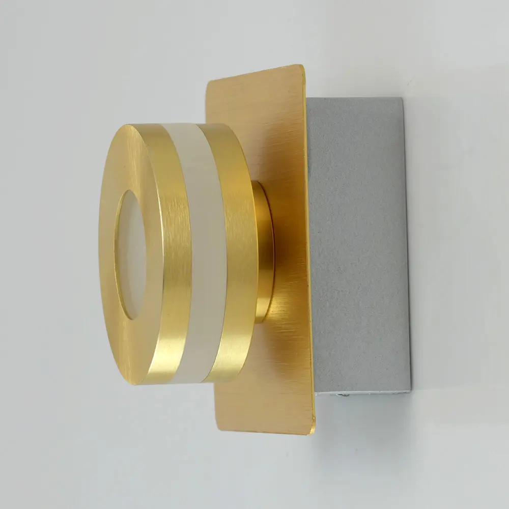 Спот светодиодный Пунктум 1х5 Вт 220 В IP44 цвет золото MW-Light STLM-2188577 - Вид №5