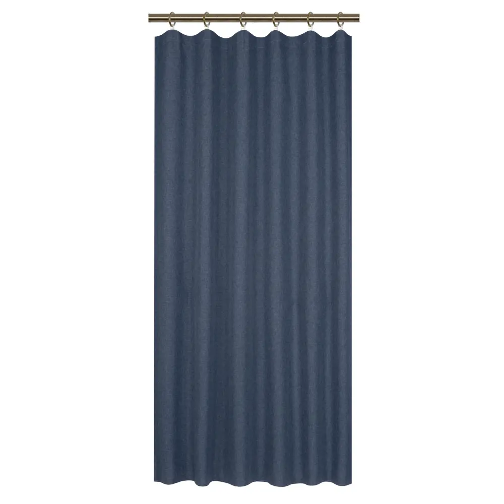 Штора на ленте «Савана» 145x260 см цвет синий LINEN WAY STLM-2143745