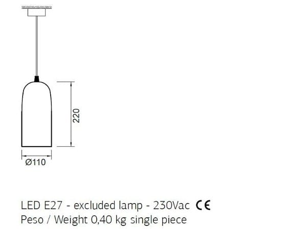 Выдувное стекло светодиодный подвесной светильник ENGI DIAMANTE ARCH-00142355 - Вид №2