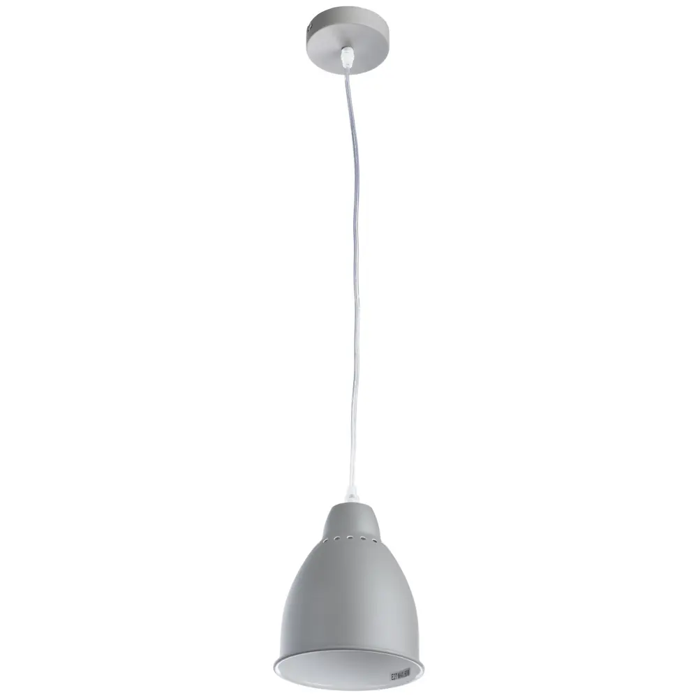 Светильник подвесной Braccio 1 лампа 3 м2 цвет серый Arte Lamp STLM-2119524 - Вид №2