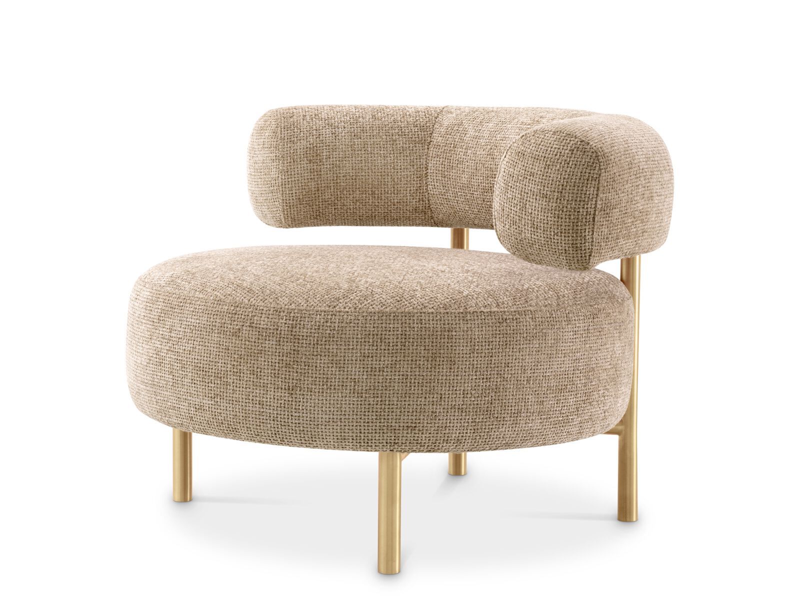 Тканевое кресло с подлокотниками Eichholtz THOMPSON ARCH-00031593