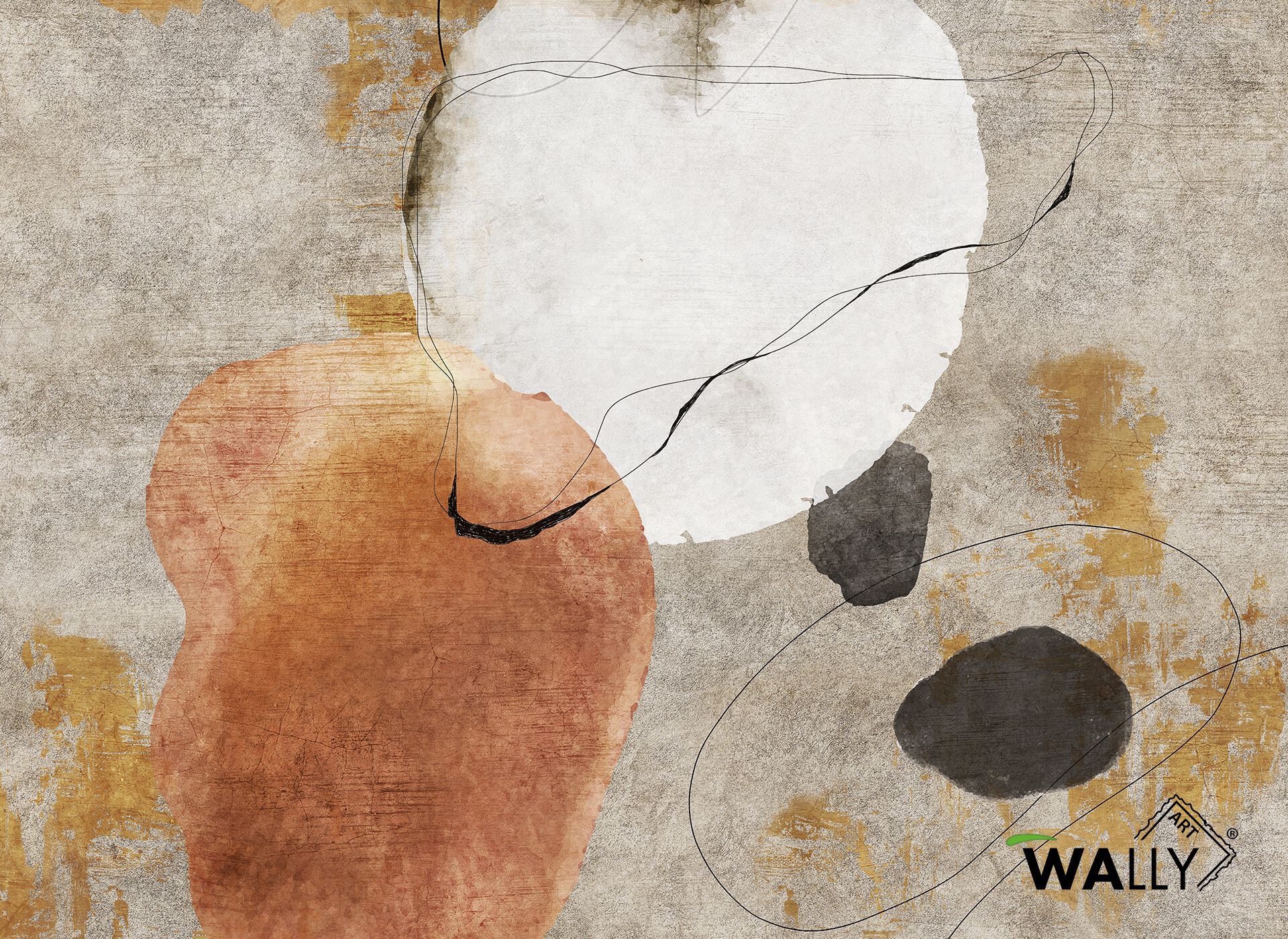 Моющиеся нетканые обои WALLYART Lacollection ARCH-00037600 - Вид №5