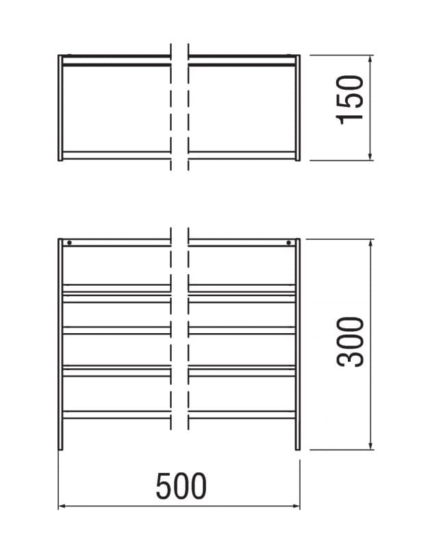 Металлический держатель для полотенец Nobili петля ARCH-00014193 - Вид №1