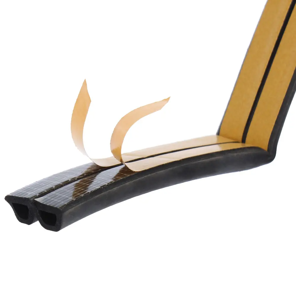 Уплотнитель для металлических дверей 10х12 мм 6 м, цвет чёрный Santreyd STLM-2027738 - Вид №1