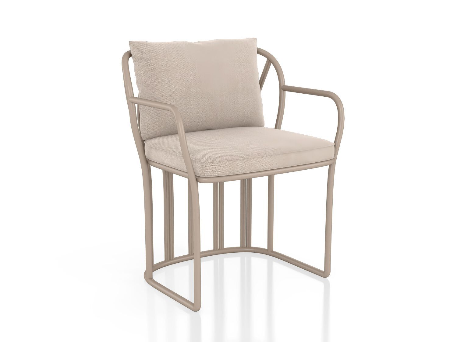 Тканевый мягкий садовый стул с подлокотниками YAAZ Koru ARCH-00021058 - Вид №1