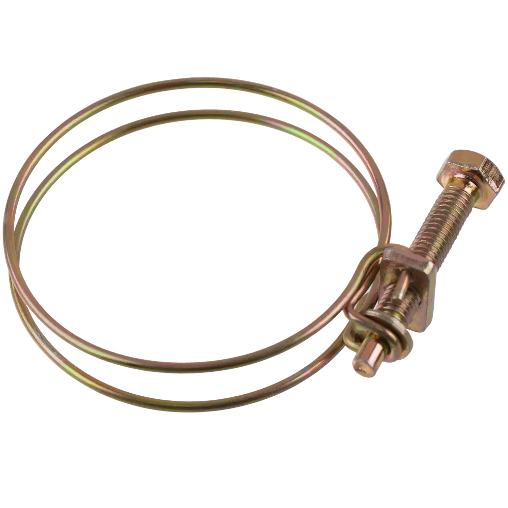 Хомут проволочный 50-55 мм, оцинкованный, 2 шт. 83724613 STLM-2194677 Santreyd  - Вид №1