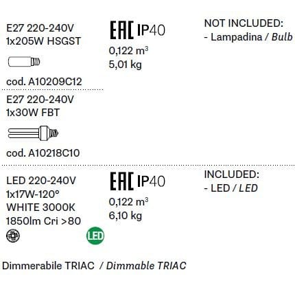 Стеклянный потолочный светильник Fabbian Lumi Mochi ARCH-00095032 - Вид №2