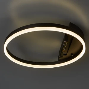 Люстра потолочная светодиодная Frame FR6084CL-L68B цвет черный 89335080 STLM-2005768