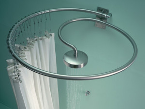 Круглая душевая головка из нержавеющей стали