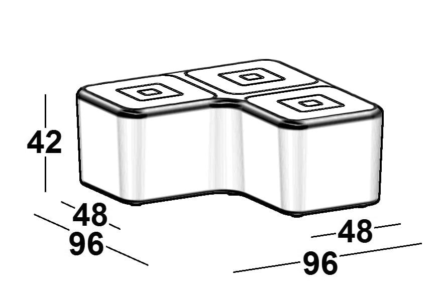 Ткань пуф Luxy пазлы ARCH-00121245 - Вид №13