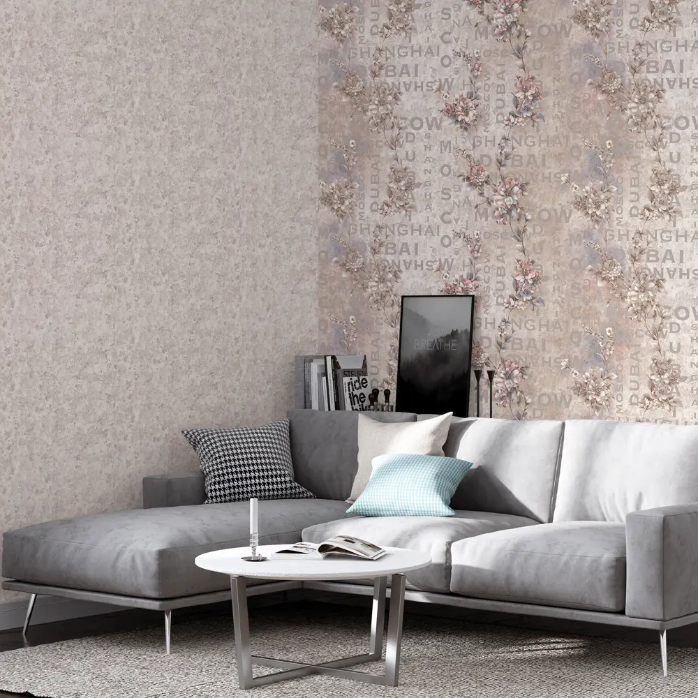 Обои флизелиновые Palitra Family Romantis бежевые 1.06 м FM71681-24 STLM-2054010 - Вид №3