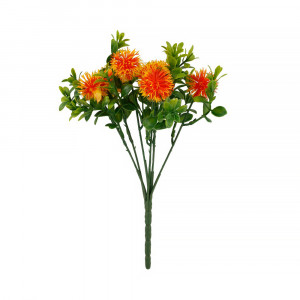 0204 Искусственное растение Мордовник шаровидный 25 см ткань полипропилен KEP KEP