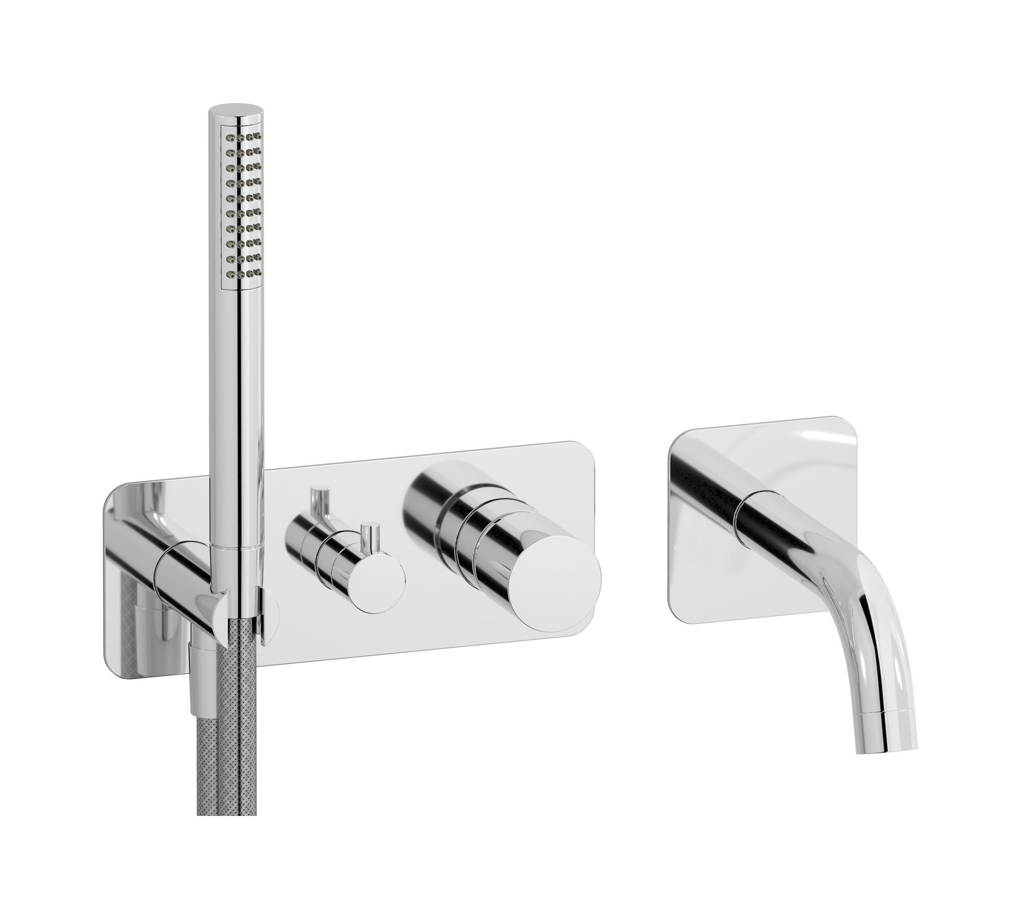 Смеситель для душа с 4 отверстиями и ручным душем IB Brera ARCH-00118002 - Вид №1