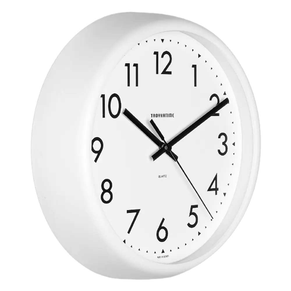 TROYKATIME Настенные часы круглые белые с бесшумным ходом 83872064 NEO-CLASSIC STLM-0045369 - Вид №2