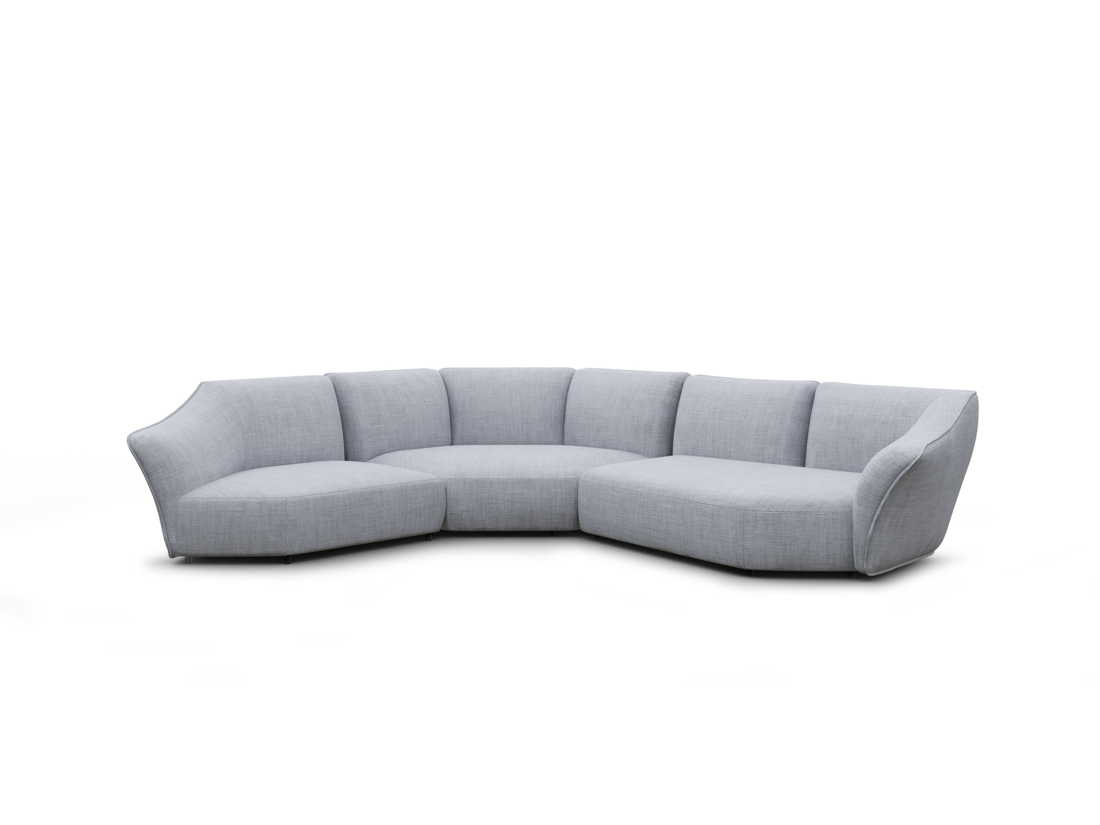 Модульный угловой диван из ткани Natuzzi Italia TIMELESS ARCH-00036647 - Вид №6