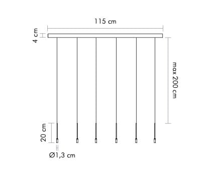 Алюминиевый интегрированный светодиодный подвесной светильник Album Quasar ARCH-00044672 - Вид №3