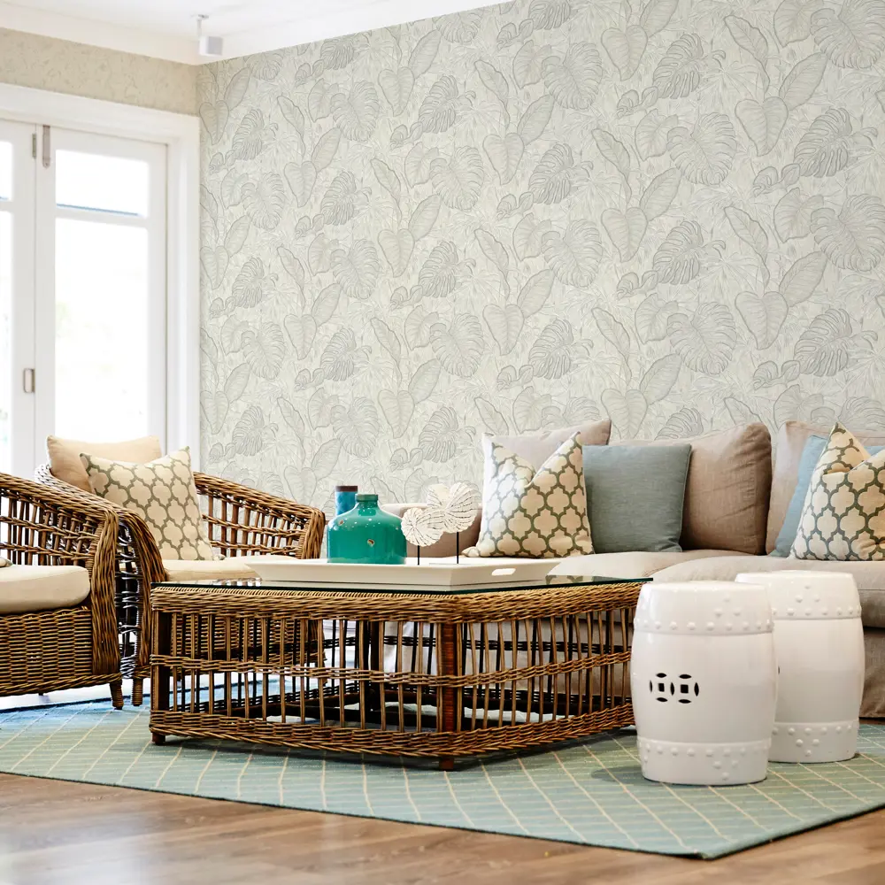 Обои флизелиновые Аспект Ру Амазония белые 1.06 м 70290-11 STLM-2026453 - Вид №3