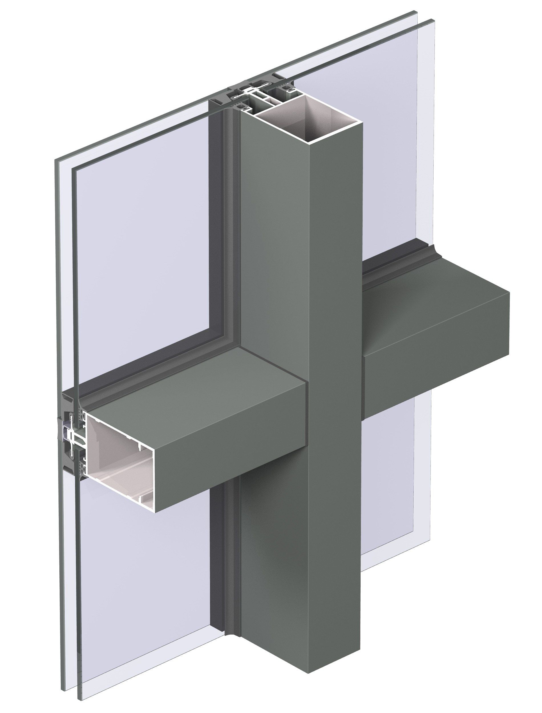 Алюминиевая система навесной стены Reynaers Aluminium ConceptWall ARCH-00119220 - Вид №17