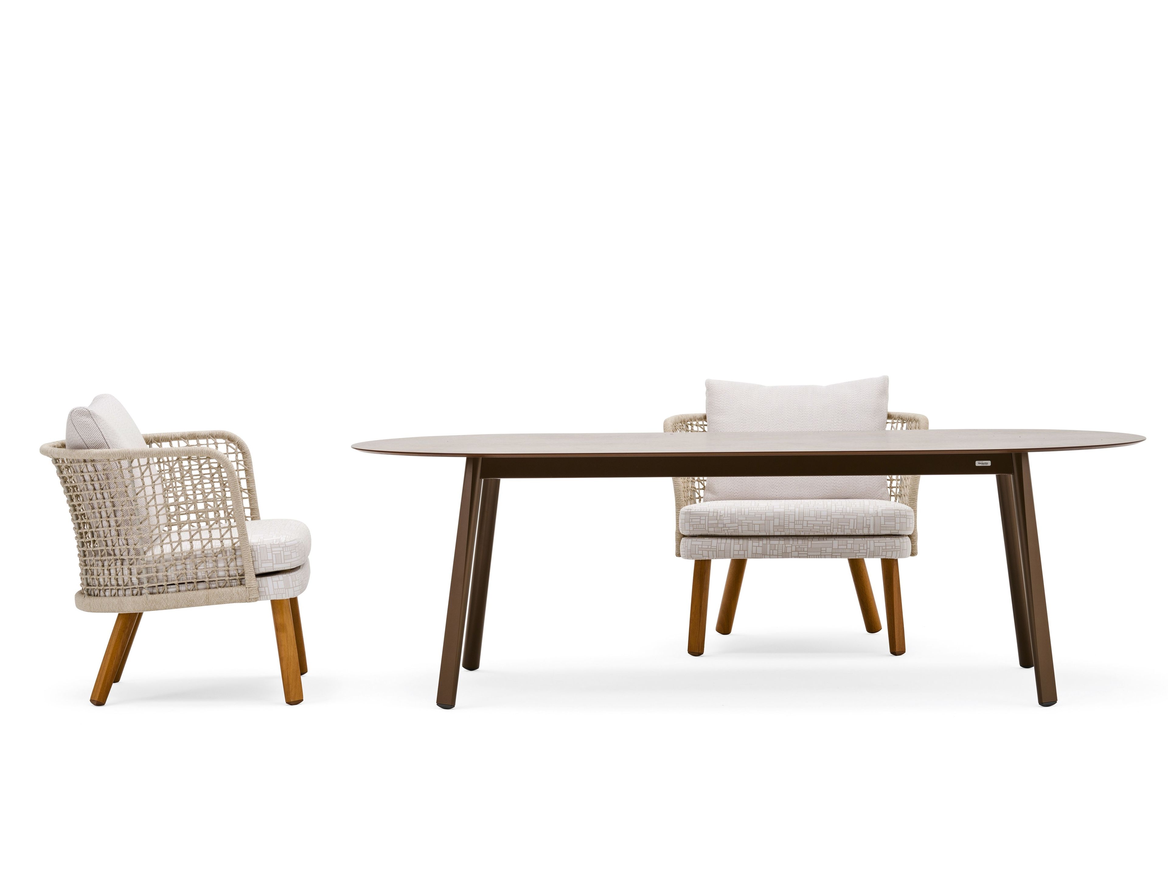 Алюминиевый овальный садовый стол Varaschin Эмма ARCH-00088653 - Вид №6