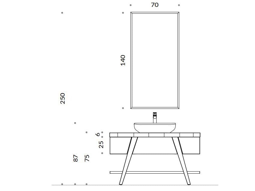 Деревянный напольный умывальник Gruppo Geromin Fratino ARCH-00085249 - Вид №2