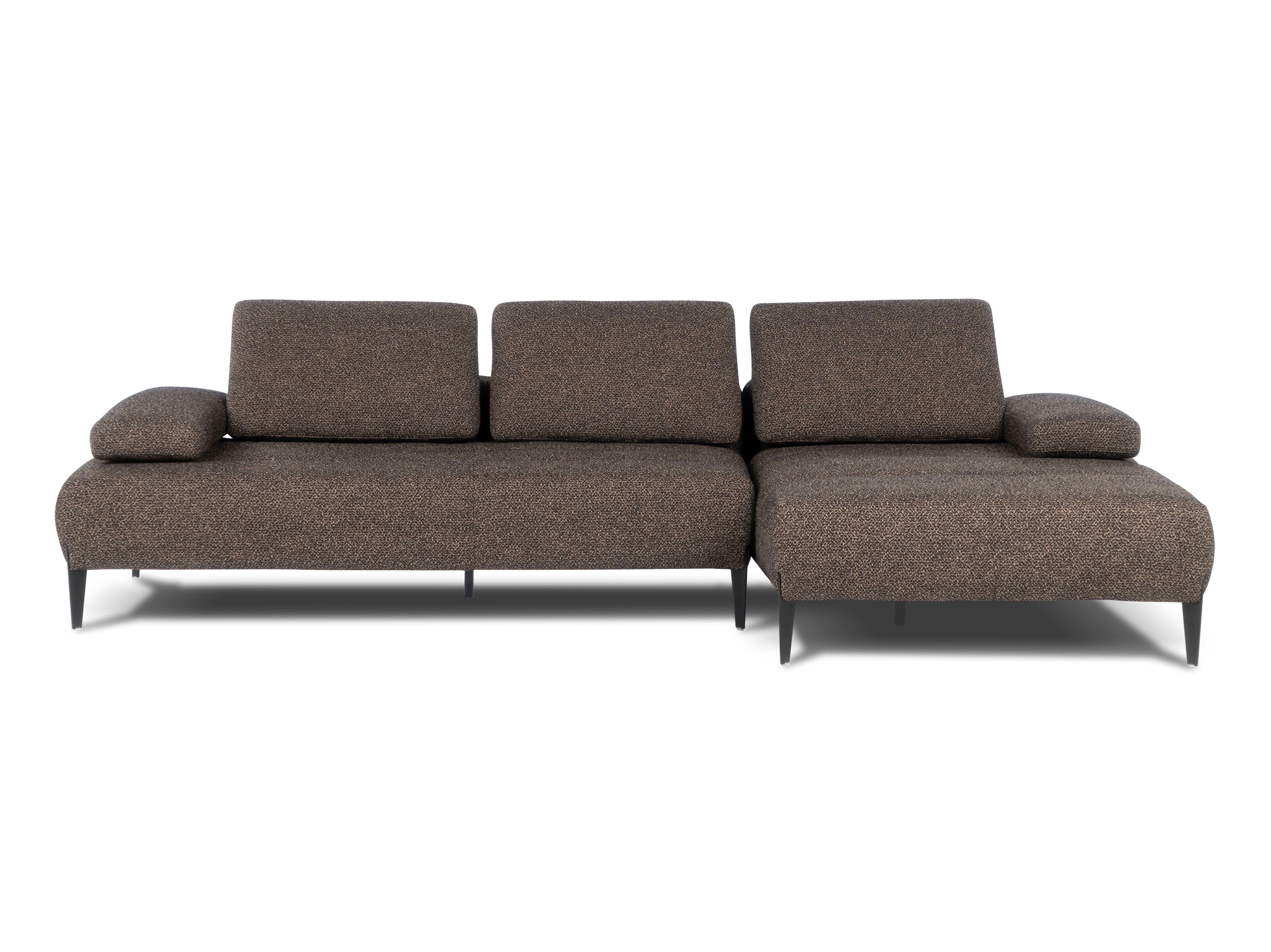 Модульный тканевый диван с подголовником и полуостровом Calia Italia премиум ARCH-00066525