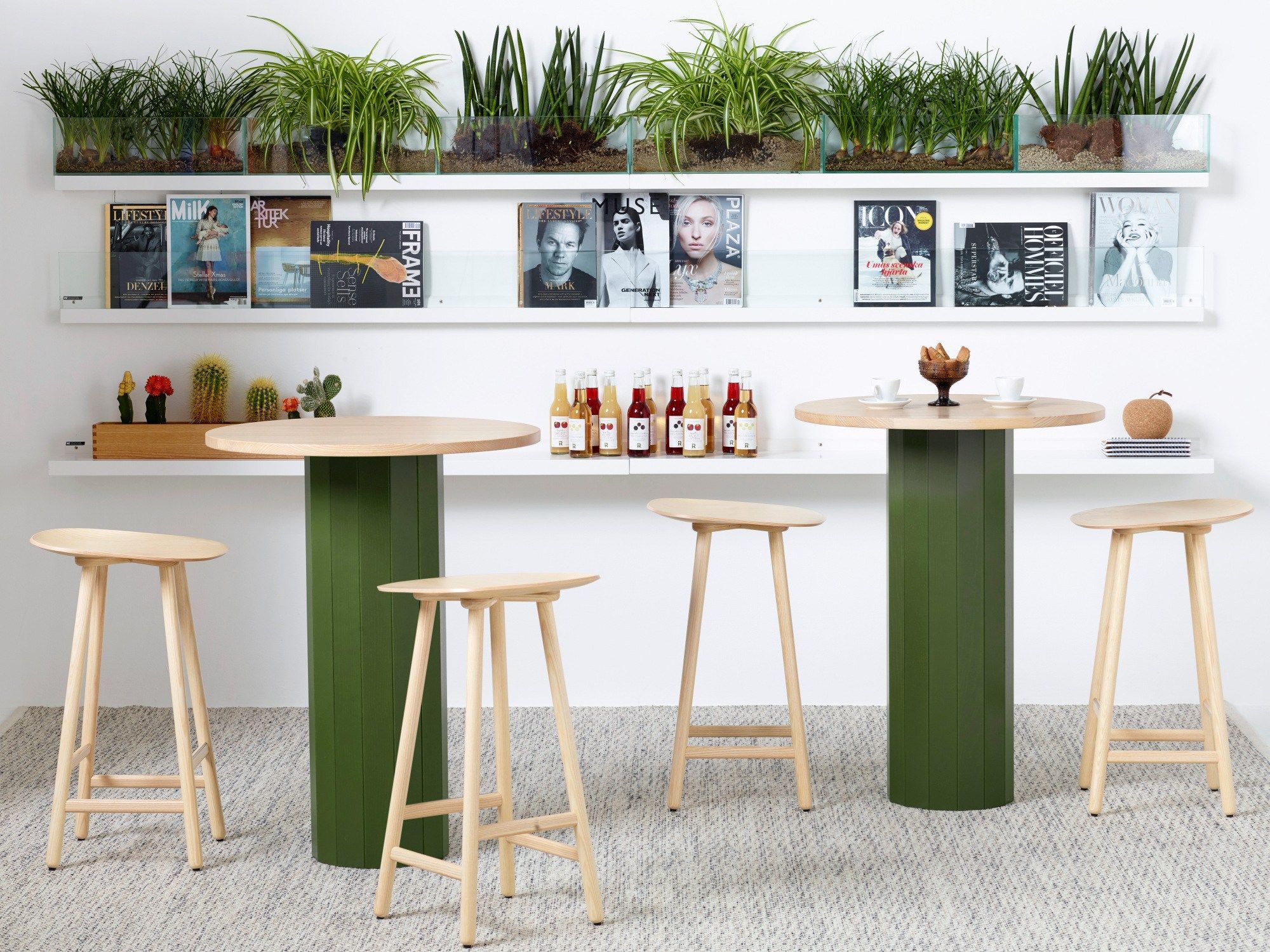 Высокий деревянный стул Karl Andersson ARCH-00137415 - Вид №3