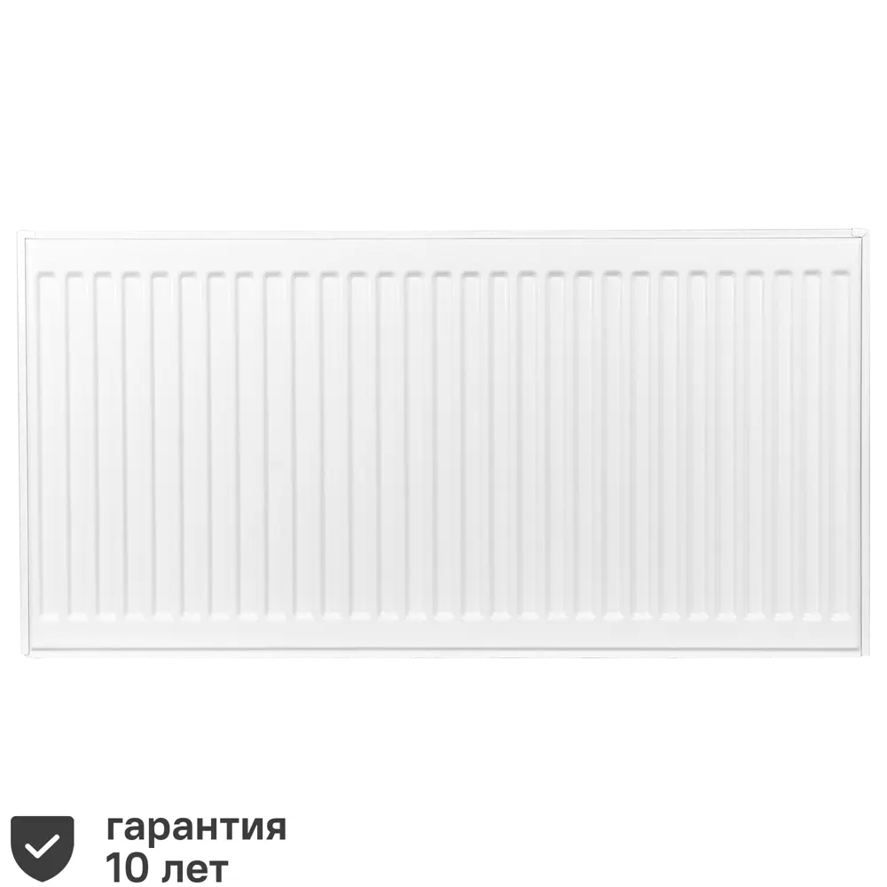 Радиатор Alecord панельный 22 500х1000 мм боковое подключение сталь цвет белый STLM-2023866