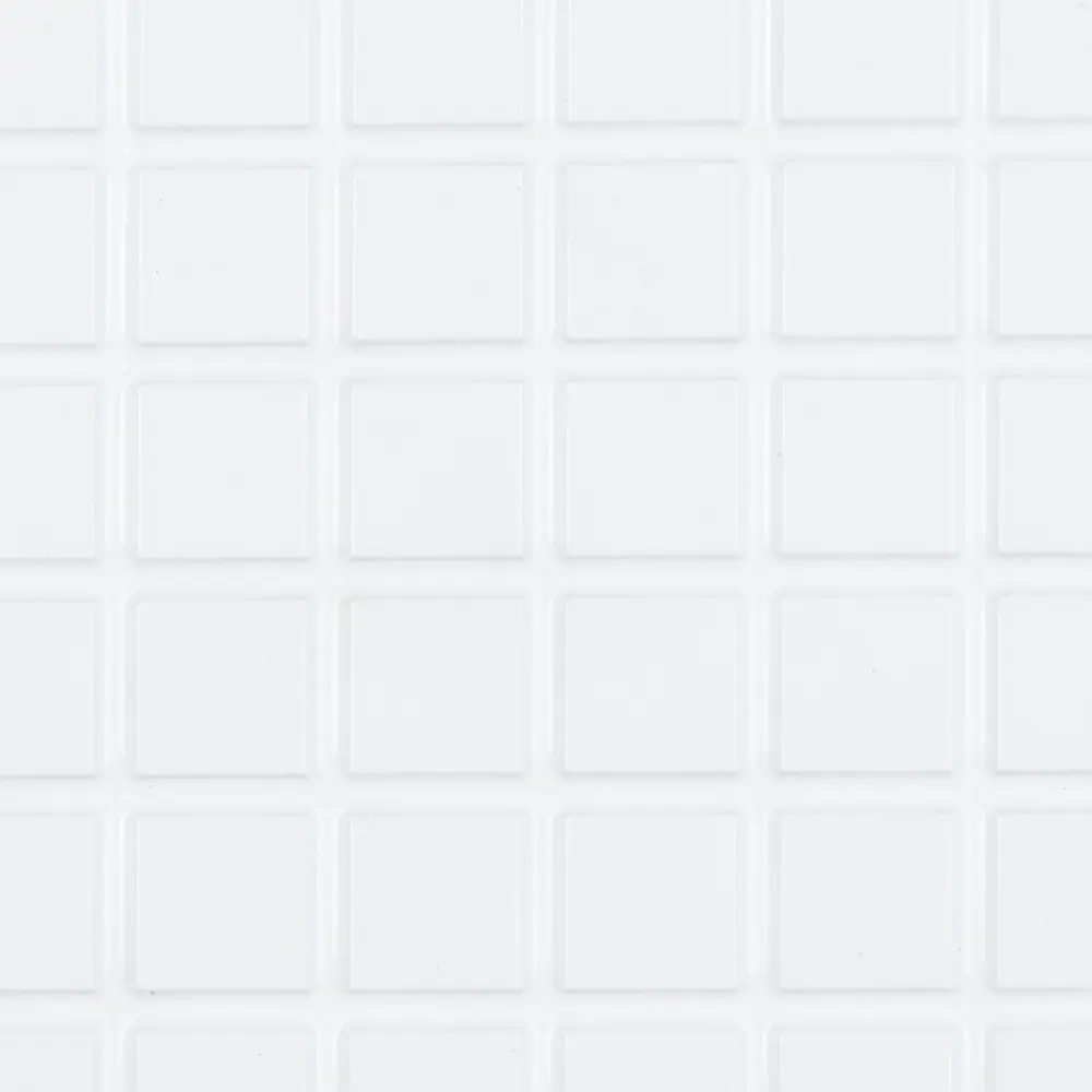 Панель ПВХ Мозаика белая 950x480x3 мм, 0.46 м2 15208322 STLM-2028872 Santreyd 