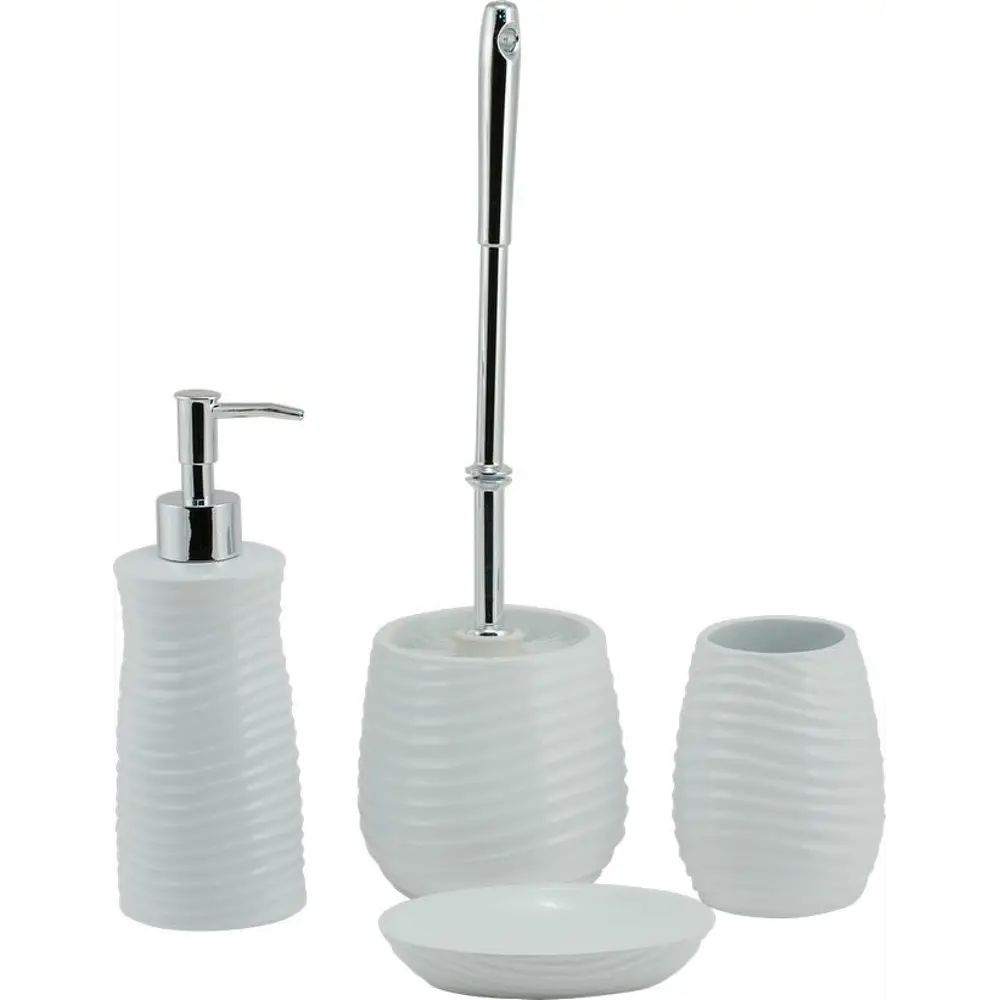 Дозатор для жидкого мыла настольный Brissen «Bosco» полирезина цвет белый STLM-2123247 - Вид №1